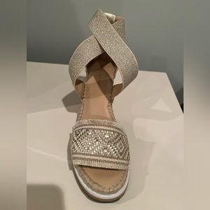 Tommy Hilfiger espadrille wedges, size 8 1/2